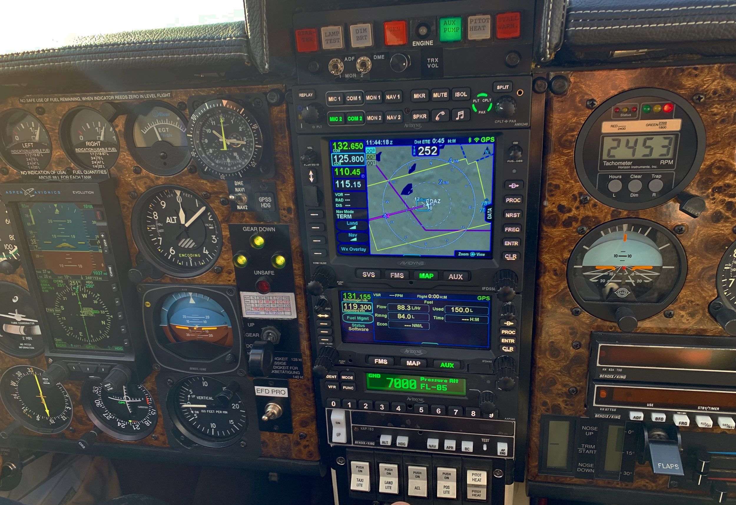 Novitas Charter Ruschmeyer R90 Cockpit